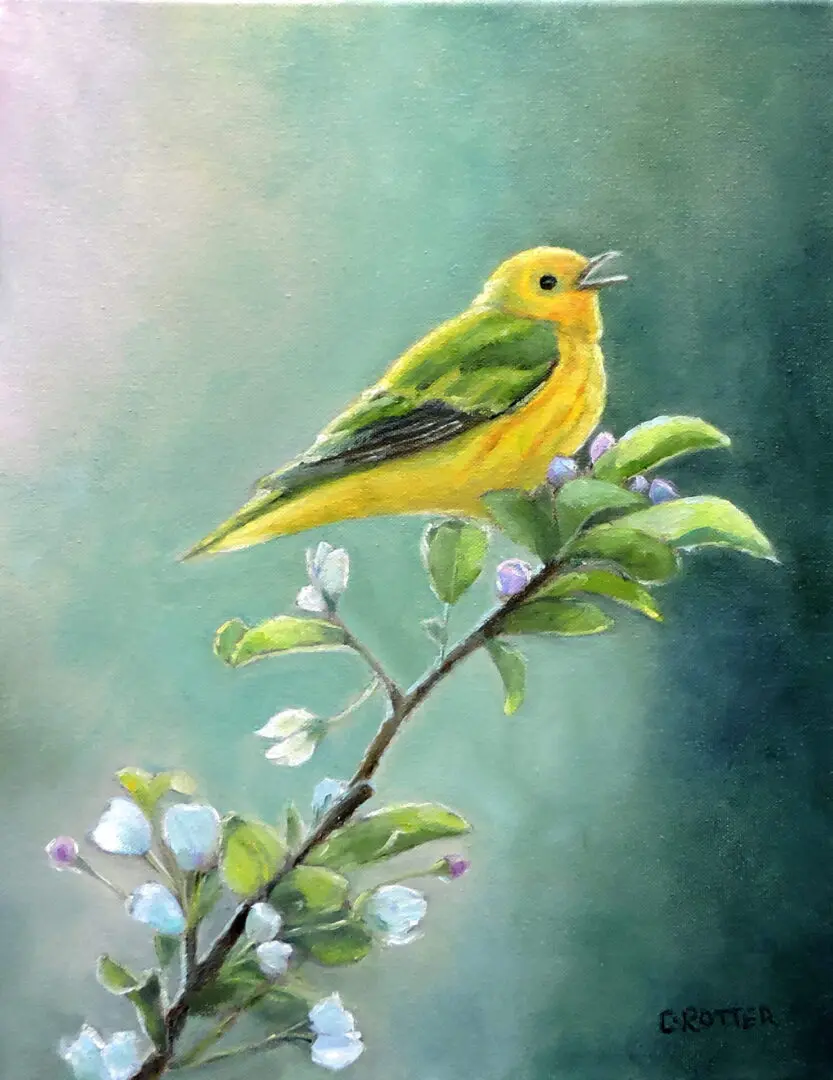A Beautiful Painting Of A Bird